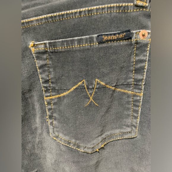 JEANSTAR Green Corduroy Boot Cut Pants Size 8P - Picture 6 of 6